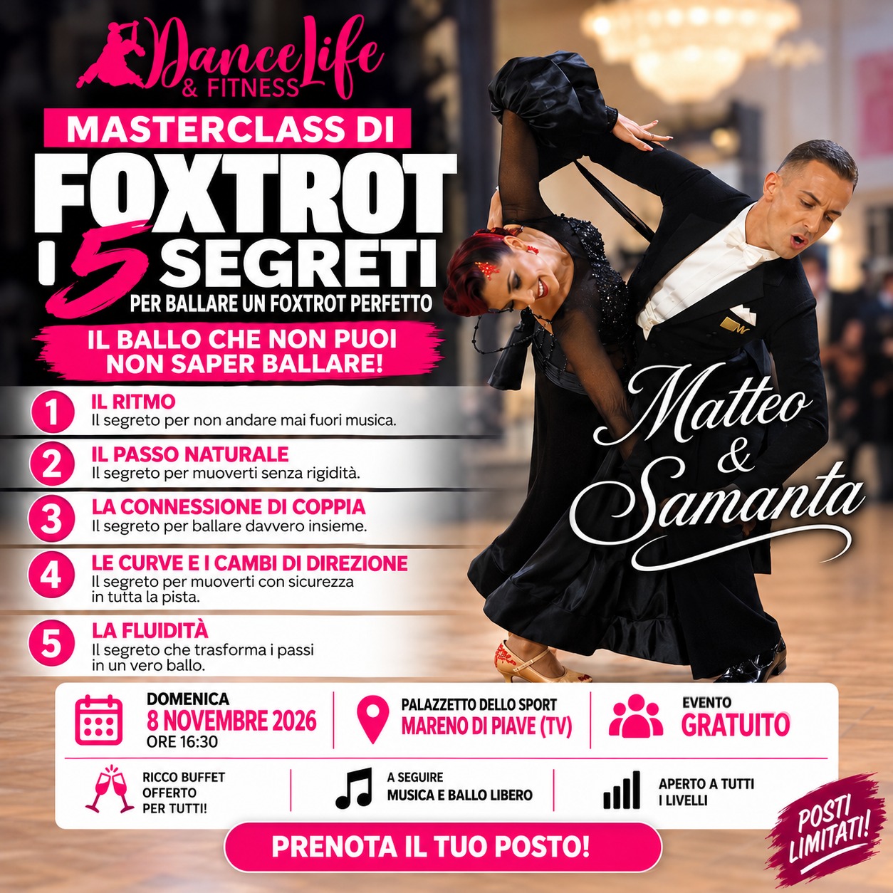 Locandina Masterclass gratuita di Foxtrot